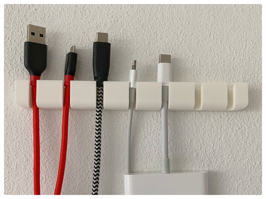 Ledningsholder til 7 enheder.